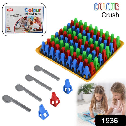 Plastic Color Crush Game Board Educational Puzzle Game for Kids and Adults Gift