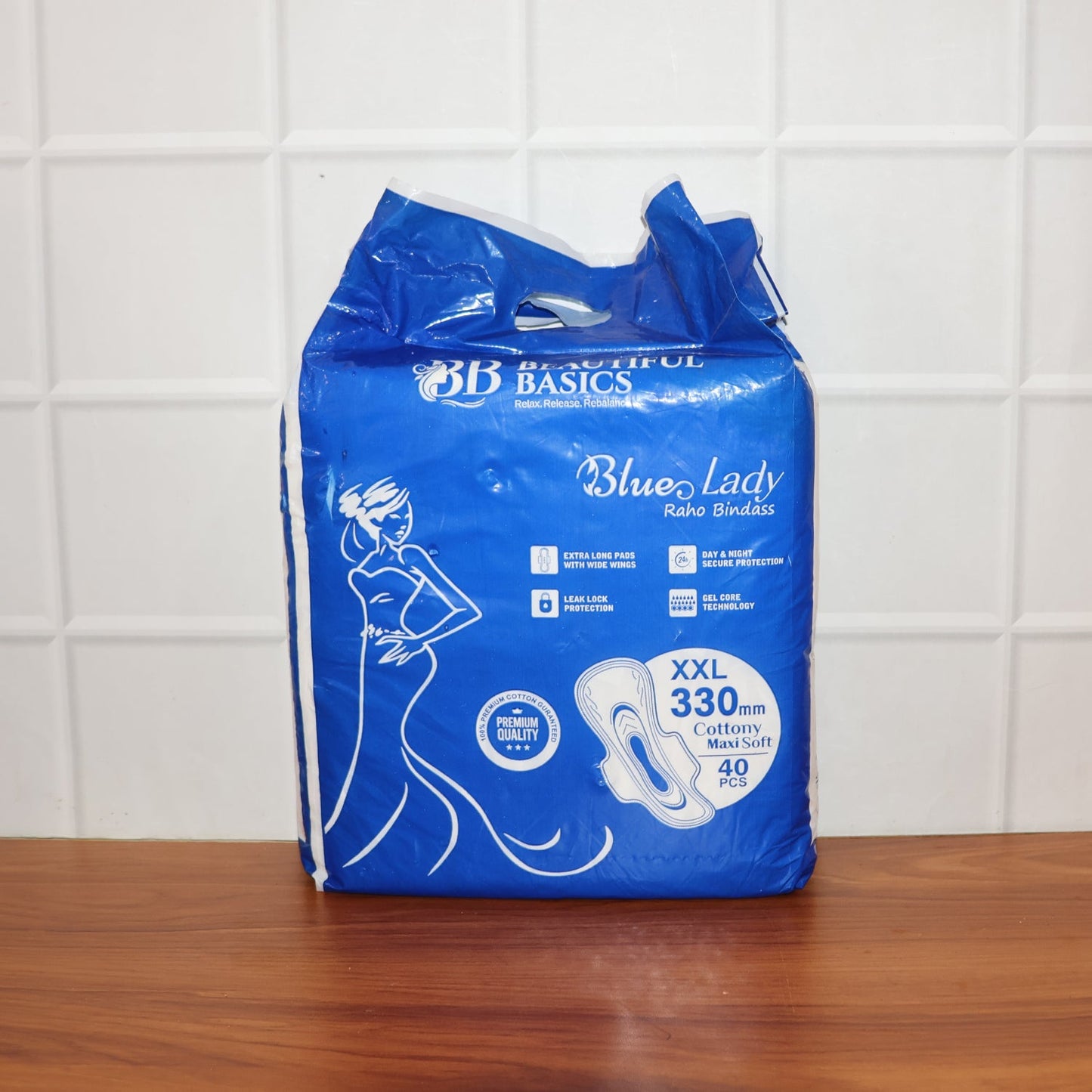 Beautiful Basics Blue Lady Long Pads (330mm)