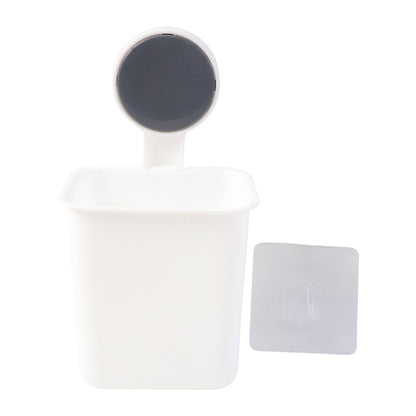 Wall-Mounted Toothbrush & Bathroom Storage Organizer (1 Pc)